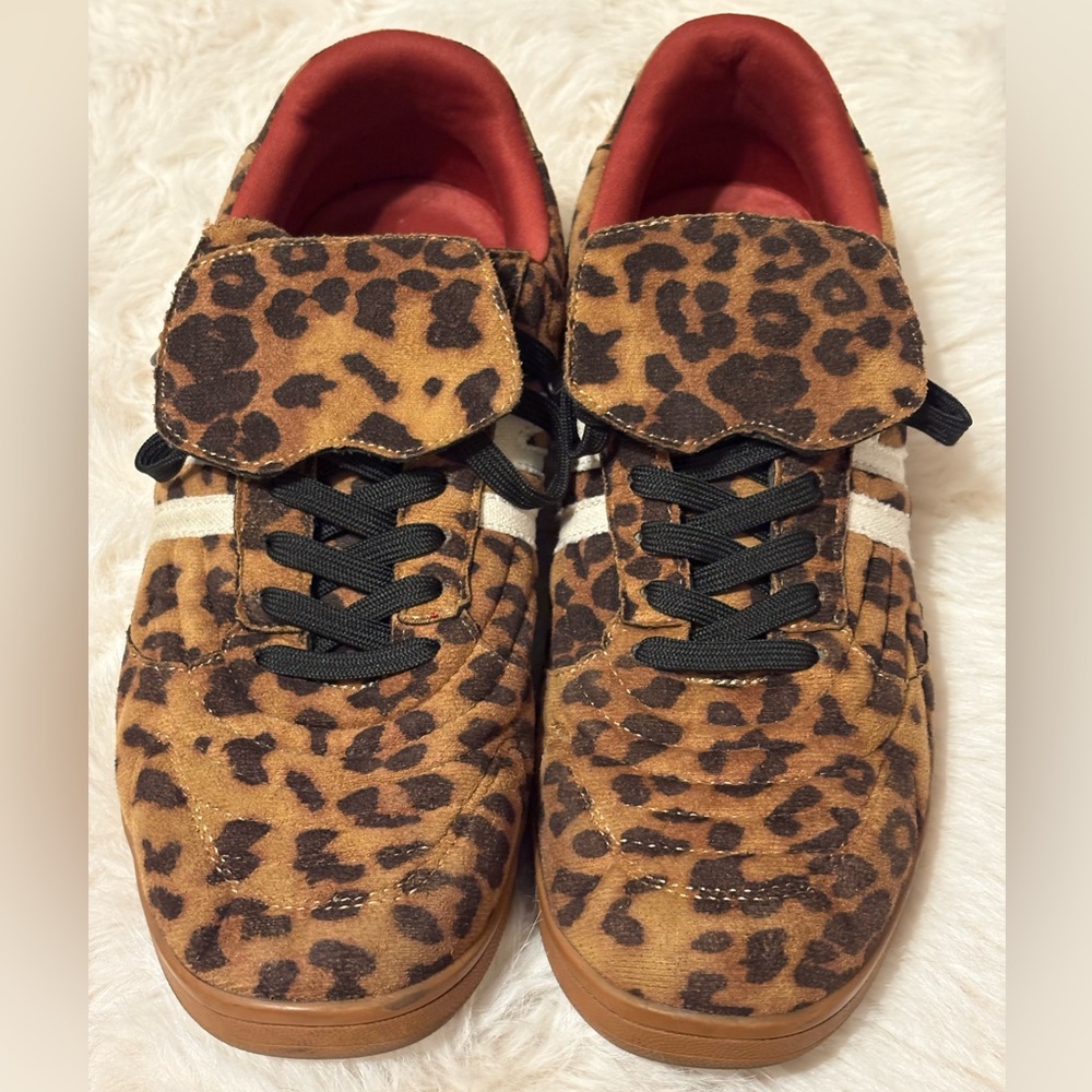 Steve Madden Leopard Print Sneakers - Picture 2 of 7